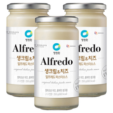 청정원 알프레도 생크림&치즈 파스타소스, 350g, 3개