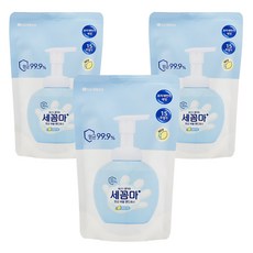 온더바디 세꼼마 항균 버블 핸드워시 레몬향 리필, 200ml, 3개 200ml, 3개