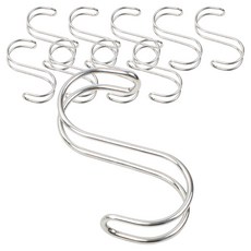 Kotech 高級不鏽鋼雙層S型掛鉤 小 5.5cm, 12個, 單一顏色