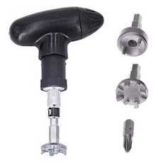 Earlyports 高爾夫球鞋鞋釘更換工具組, 1套, 黑色