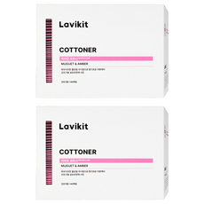 LAVIKIT Cottoner 嬰兒麝香香氛乾式衣物柔軟精, 40片, 2個