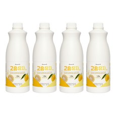 엔칸토 고흥 유자 음료베이스, 1.8kg, 4개