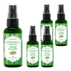더허브샵 시트로넬라 허브 바디스프레이, 60ml, 5개