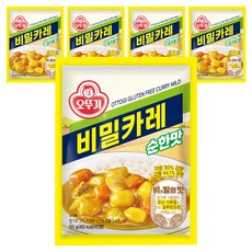 OTTOGI 不倒翁 無麩質咖哩粉 原味, 5包, 100g