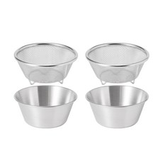 Reborn.J 新款迷你篩網+碗套組, 2種, 2個