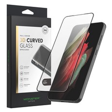 몬스터옵틱스 3D 풀커버 휴대폰 강화유리 세트, 1세트