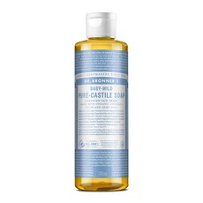 닥터브로너스 베이비 마일드 페이스 앤 바디 퓨어 캐스틸 솝 바디워시, 240ml, 1개