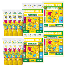 vuca 兒童溫和高氟化物純素牙膏 香蕉香, 16個, 110g