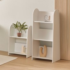 리샘 라우디 선반장 2단 430 + 3단 430 세트 방문설치, 화이트