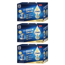 Abbott 亞培 Ensure 安素 原味安素禮盒 HMB升級配方 8罐, 1896ml, 3盒