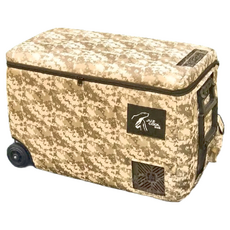 JUZ COOL 艾比酷 LG-D雙槽系列冰箱保護套, 加厚牛津布 加厚珍珠泡棉 鋁膜, 卡其迷彩, 1個, D36