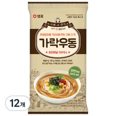 샘표 가락우동, 103g, 12개