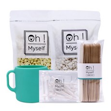 PEOPLE'S BEST SELECTIONS KOREA 美體硬蠟豆DIY工具 5件組, 1組, 200g