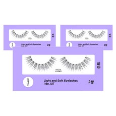 黃麻黑暗睫毛經典睫毛, 2號, 6個