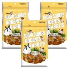 armonto 阿曼特 鼠兔用南瓜芋頭乾，天然蔬菜穀物製成，促進消化，富含膳食纖維，無添加防腐劑, 120g, 3包