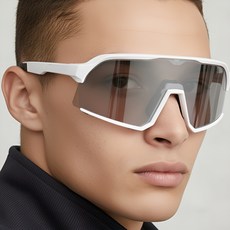 XNR 偏光運動太陽眼鏡, 1個, 白黑色