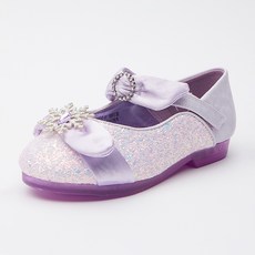 SHOOPENkids 女童冰雪奇緣雪花艾莎發光平底鞋 VKST79F2D
