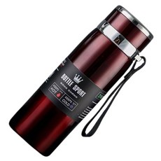 워터하마 대용량 진공 텀플러 스포츠 보냉 보온병, 버건디, 600ml, 1개