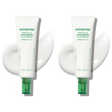 이니스프리 그린티 히알루론산 수분 선세럼 SPF50+ PA++++, 50ml, 2개