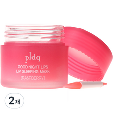 PLDQ 晚安睡眠唇膜覆盆子, 20g, 2個