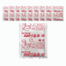 KINGSBONG 回收垃圾塑膠袋 背貼式 分類回收塑膠袋 白色 大 20入, 75L, 10個