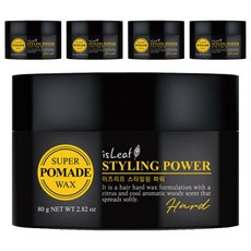 isLeaf 韓國 硬髮泥 強力塑型, 5個, 80g