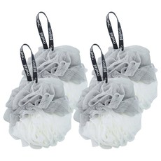 S&Q 雙色沐浴球, 灰色, 4個, 1入