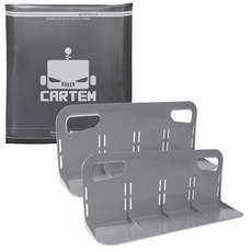 CARTEM 後車廂固定隔板 CT145 2入, 灰色