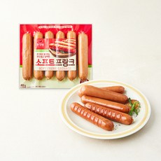 롯데햄 소프트 프랑크 소시지, 450g, 1개