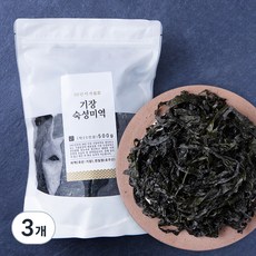 30년 미역명가 기장 숙성미역, 500g, 3개