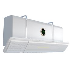 로커스 벽결이 에어컨 바람막이 57 x 16cm 화이트, 1개