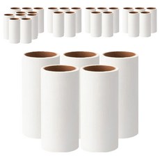 Living Pillo簡易迷你除塵衣服清潔滾輪補充 白色紙, 30個