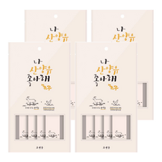 Chogong 朝貢 營養蔬菜肉泥 貓犬用, 我愛有機山羊奶+雞胸肉，含濟州島花椰菜和紅蘿蔔，高含水量, 60g, 4袋