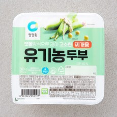 청정원 유기농 두부 찌개용, 300g, 1개
