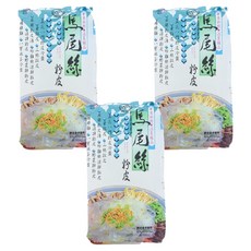 中農粉絲 馬尾絲粉皮, 上等馬鈴薯澱粉, 豌豆澱粉, 綠豆澱粉, 口感獨特, 零脂肪, 低GI, 全素, 零添加, 清真認證, 120g, 3包