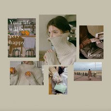 Living943 感性風格室內牆面裝飾照片卡6件組, 1套, 溫暖風格