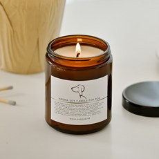 Su Soap MY PET 寵物芳香蠟燭 馬鬱蘭狗狗, 210ml, 1個