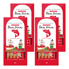 Chogong 朝貢 5km stick 營養蔬果肉泥 含高水量及豐富營養, 鮭魚, 56g, 4袋