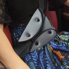 어반카 삼각 메쉬 안전벨트 커버, 그레이, 2개