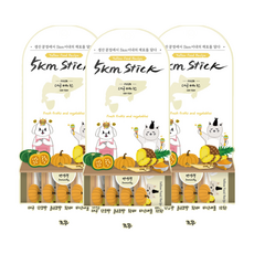 Chogong 朝貢 5km Stick 營養蔬果肉泥 犬貓用, 單條包裝 葉黃素, 鱈魚, 56g, 3袋