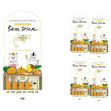 Chogong 朝貢 5km Stick 營養蔬果肉泥 犬貓用, 單條包裝 葉黃素, 鱈魚, 56g, 5袋