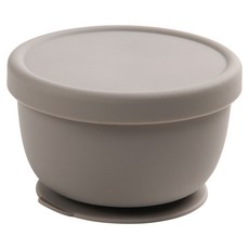 Dailylike Bon Bon 矽膠吸盤學習碗, 可可色, 1個