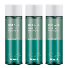 입큰 퓨어 알로에 립 앤 아이리무버 알엑스, 155ml, 3개