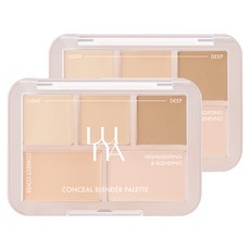 루나 블렌더 팔레트 컨실러 6g, 2개, 3호 퍼펙트 커버 내추럴