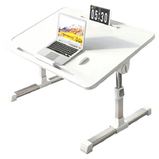 HONG JIN 宏晉 升級版 多功能摺疊升降桌, 暖白色