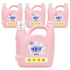 세균아꼼짝마 온더바디 버블 핸드워시 파우더향, 3.5L, 4개