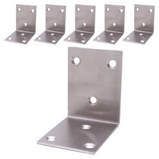 Choice五金 不鏽鋼方形角鐵, 6個
