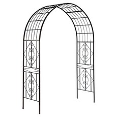 HorTus Garden 復古大型花園拱門 180cm N056, 黑色