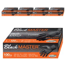 Clean Skin Master 丁腈手套, 大(L), 黑色, 5個