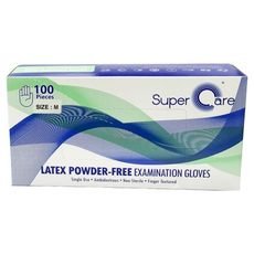 슈퍼케어 진료용 라텍스 장갑, 중(M), 1개